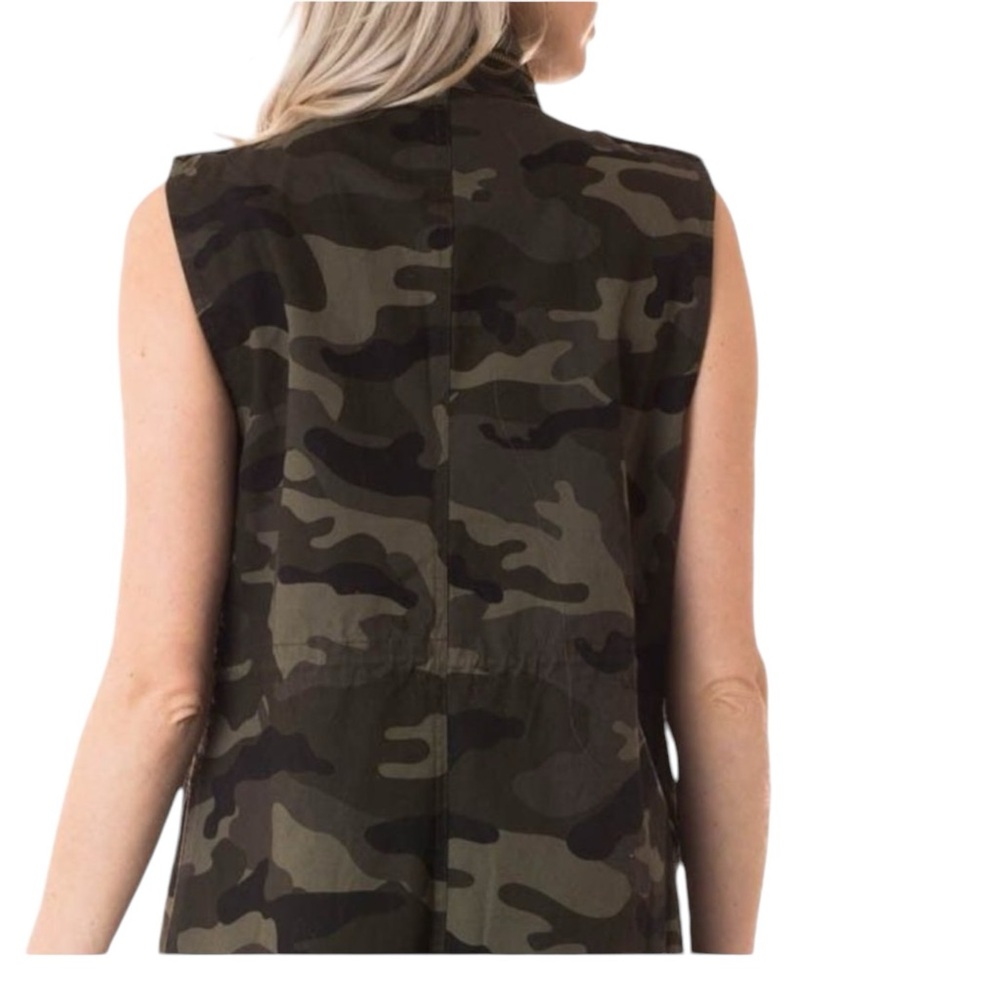 Love Tree Camo Green Military Army Utility Vest w/Front Pockets NWT Size XL - Picture 11 of 16